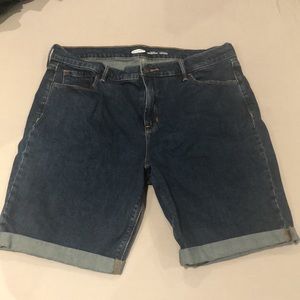 OLD NAVY | Summer High Rise Denim Shorts, Size US 14